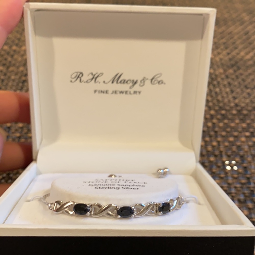 Sapphire bracelet - Picture 4 of 10